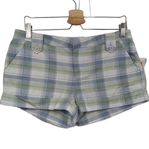 Wurl NWT Low Rise Plaid Shorts Sx 9